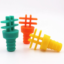 Creative silicone wine bottle stopper parts for promotion